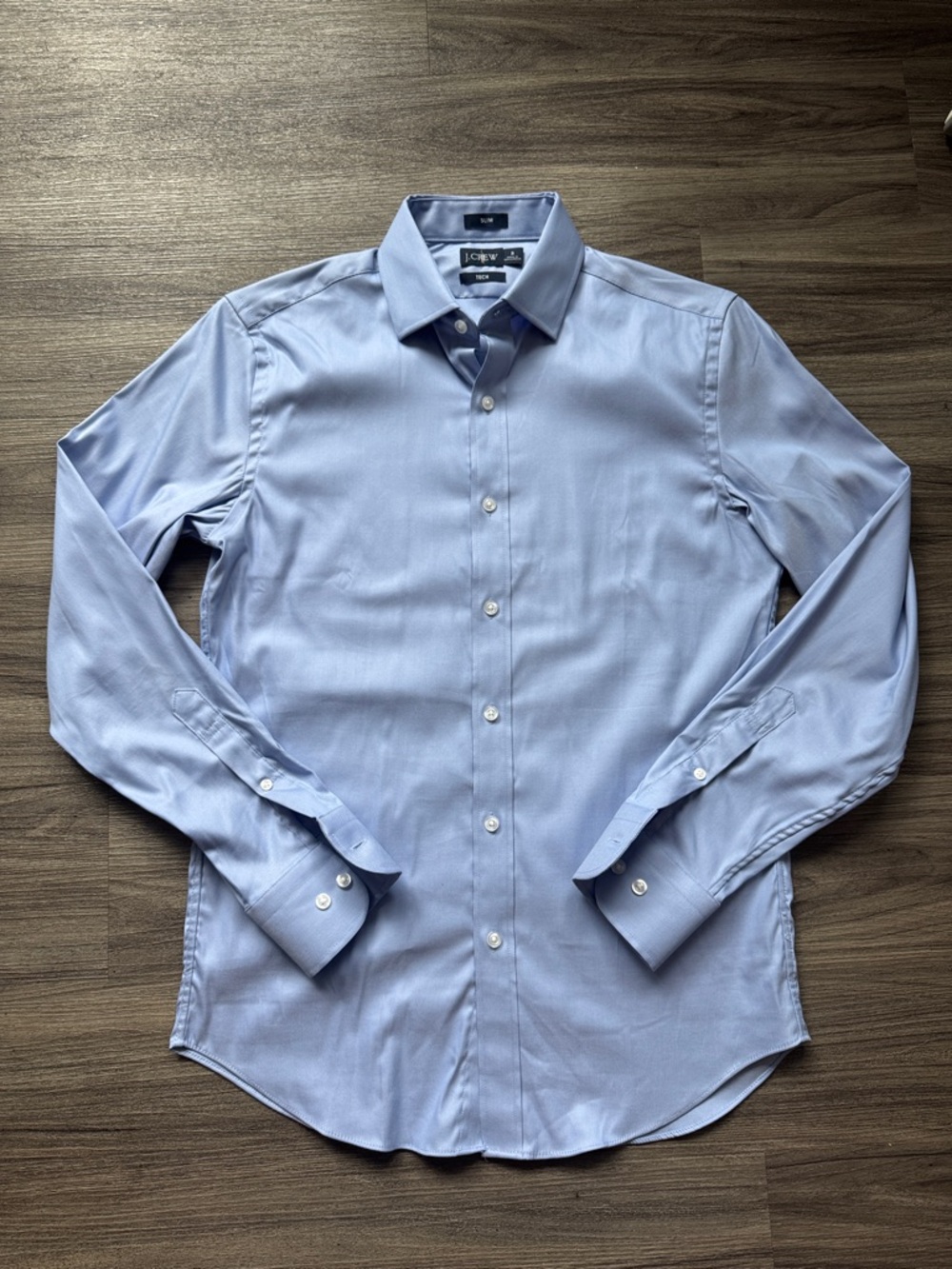 J. Crew Slim Bowery Stretch Men’s Light Blue Men's Dress Shirt